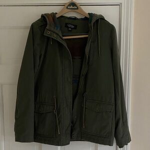 CoffeeShop Olive Green Military Jacket